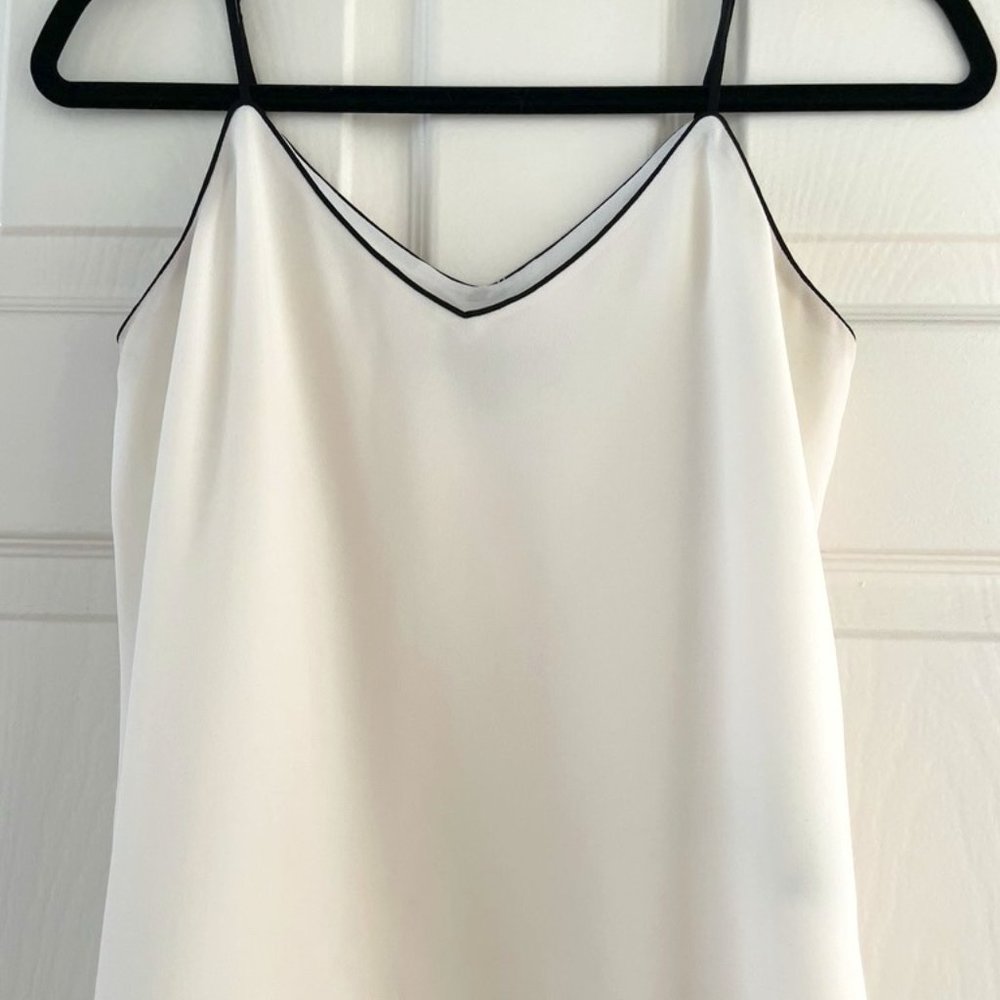 Banana Republic White/Black Cami